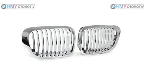 Panjur E46/2 L-R (Silver Krom Set Eski Model) Bmw Silver Krom Set  E46 3 Serisi 1998-2005 51138208685 520006101020