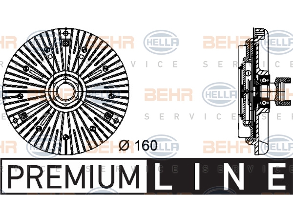 Termik M47/N M57/N [E39E46 E65 E53] BHR_8MV376732041  HELLA