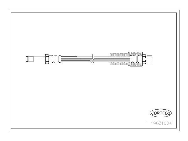 Fren Hortumu E39 Arka CRT_19031664 CORTECO