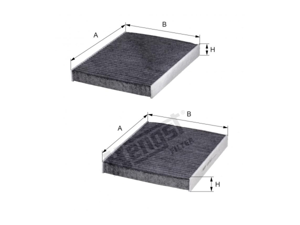 Klima Filtresi F10 F01 (Set) Karbonlu HNG_E2978LC2  HENGST