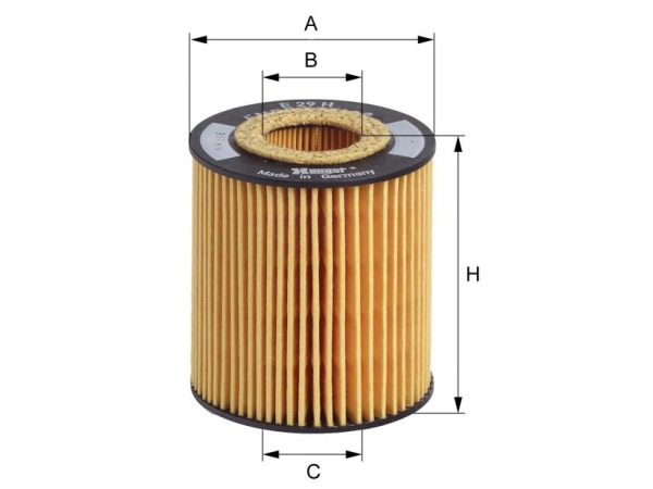 Yağ Filtresi N42 N45N46N [E46 E60 E87E83] HNG_E29HD89  HENGST