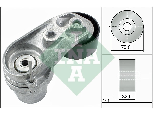 Gergi Kütüğü N55 [E70 E71 F20F01 F25 F15] (Makaralı) INA_534043310  INA