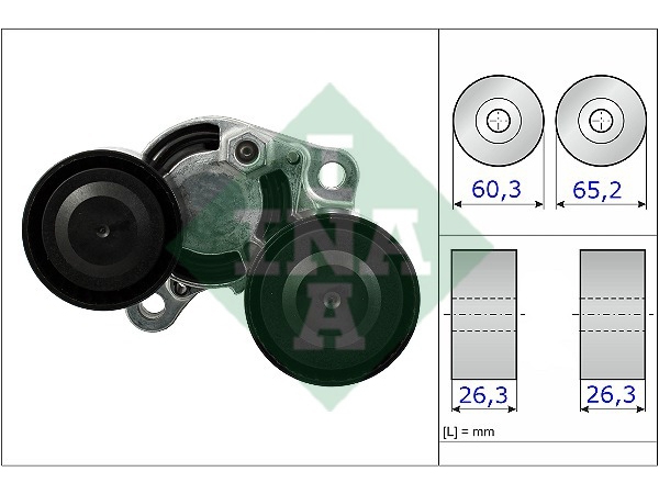 Gergi Kütüğü N47 N57 [E84 F20F01 F25 F15] (Makaralı) INA_534048210  INA