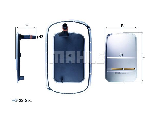 Otm/Şanz Filtresi E46 Contalı KHT_HX165KIT Knecht