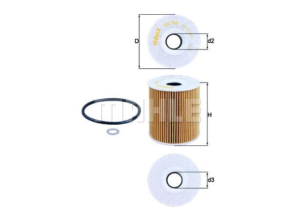 Yağ Filtresi M57 [E39 E38 E46 E53] KHT_OX156D  KNECHT