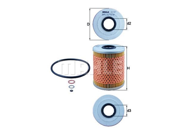 Yağ Filtresi S50 S54 [E36] -M3- KHT_OX187D  KNECHT