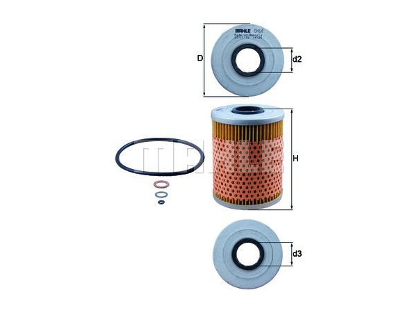Yağ Filtresi M50 M52 [E34 E36] KHT_OX68D  KNECHT