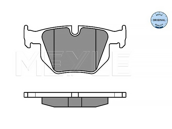 Fren Balatası E65 Arka 730i/d 735i MEY_0252128217 MEYLE