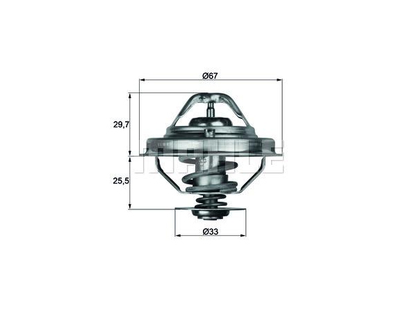 Termostat M51 [E34 E36 E39 E39] 80C MHE_TX3880D  MAHLE