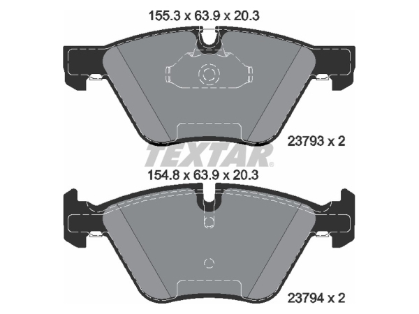 Fren Balatası E60 Ön 520525i/d TEX_2379301 TEXTAR