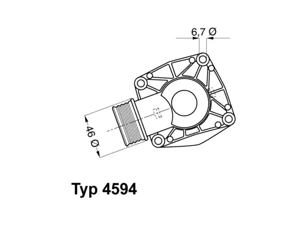 Termostat M73 [E38] 90C WHL_459490D  Wahler