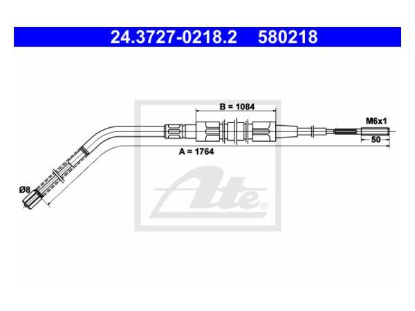 El Fren Teli E36 Arka (Kampanalı Tip) 316/318i ATE_24372702182 ATE