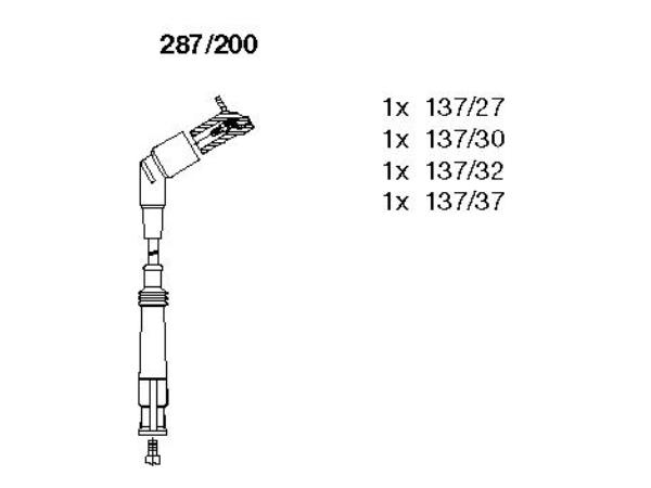 Buji Kablosu M43 (Set) [E36] 316i BRM_287200 BREMI