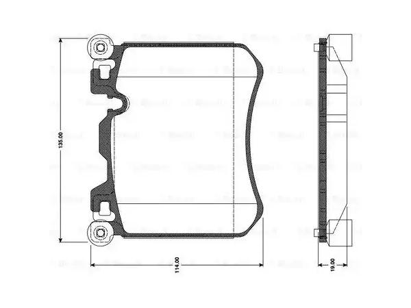 Fren Balatası E70 E71 F15 F16 Ön -M- BSH_0986TB3099 BOSCH