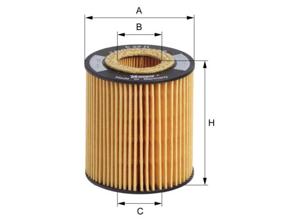 Yağ Filtresi N42 N45N46N [E46 E60 E87E83] HNG_E29HD89  HENGST