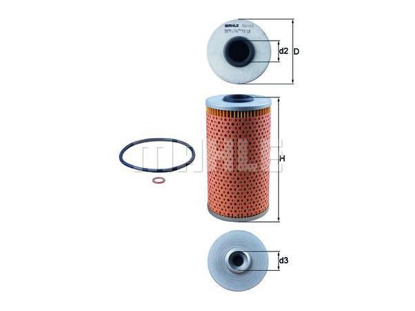 Yağ Filtresi M60 [E34 E38] KHT_OX103D  KNECHT