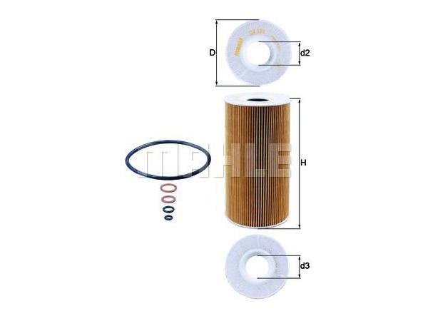 Yağ Filtresi M51 [E34E38] KHT_OX126D  KNECHT