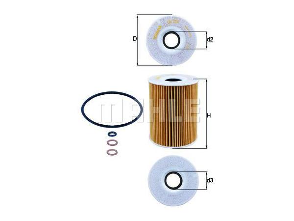Yağ Filtresi S85 [E60] -M5- KHT_OX254D2  KNECHT