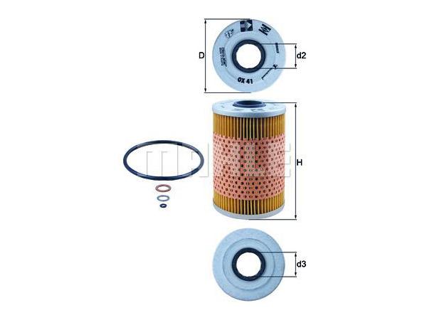 Yağ Filtresi M30 [E34] KHT_OX41D  KNECHT