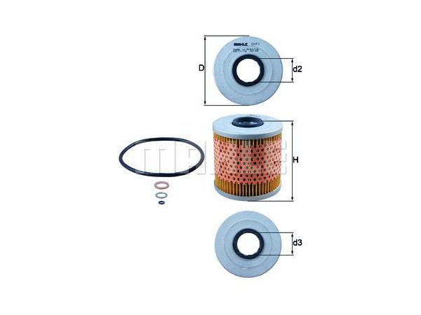 Yağ Filtresi M40 M42 M43 [E30 E34 E36] KHT_OX91D  KNECHT