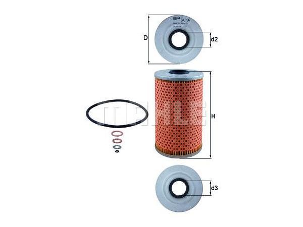 Yağ Filtresi M51 [E34 E36] KHT_OX96D  KNECHT