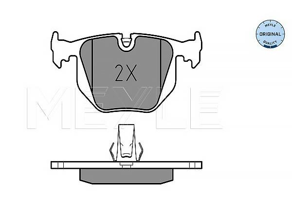 Fren Balatası E38 E53 Arka 728750i 730/740d; 3.0i/d4.8i MEY_0252148717 MEYLE