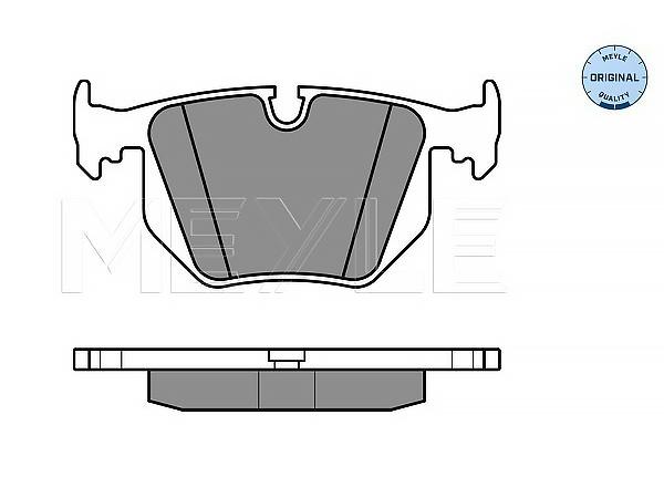 Fren Balatası E70 E71 F15 F16 Arka 2.5d 3.0i/d4.0i MEY_0252344717 MEYLE
