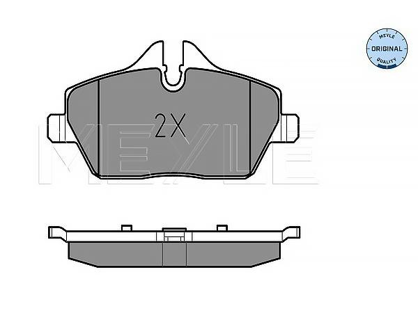 Fren Balatası E87 Ön 116/118i/d 120i MEY_0252391517 MEYLE