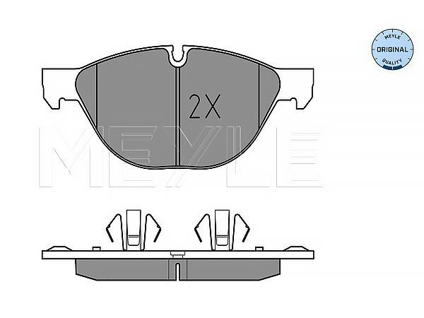 Fren Balatası E70 E71 F15 F16 Ön 3.0d5.0i MEY_0252417219 MEYLE