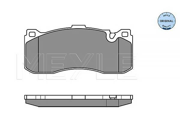 Fren Balatası E87 E90 Ön -Performance- 1.63.0i/d MEY_0252431617 MEYLE