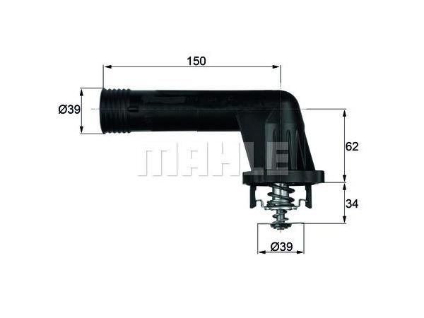 Termostat M43 [E34 E36] 95C MHE_TI2095  MAHLE