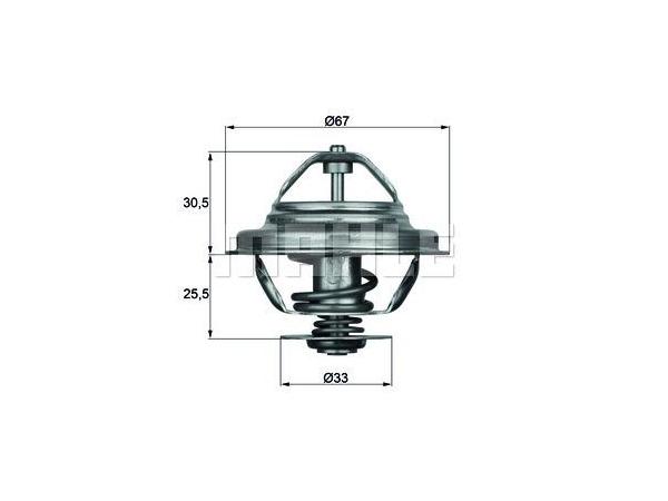 Termostat M20 M30 M50 [E30 E34 E36] 80C MHE_TX2780D  MAHLE