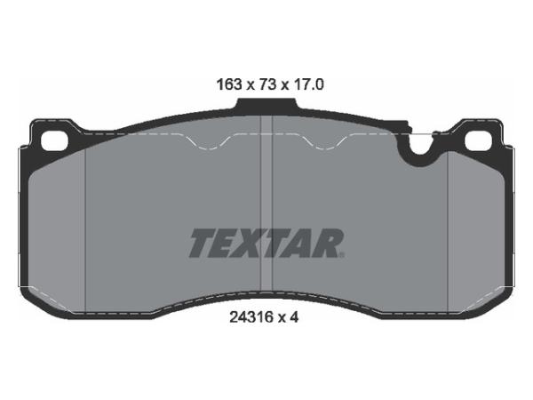 Fren Balatası E87 E90 Ön -Performance- 1.63.0i/d TEX_2431601 TEXTAR