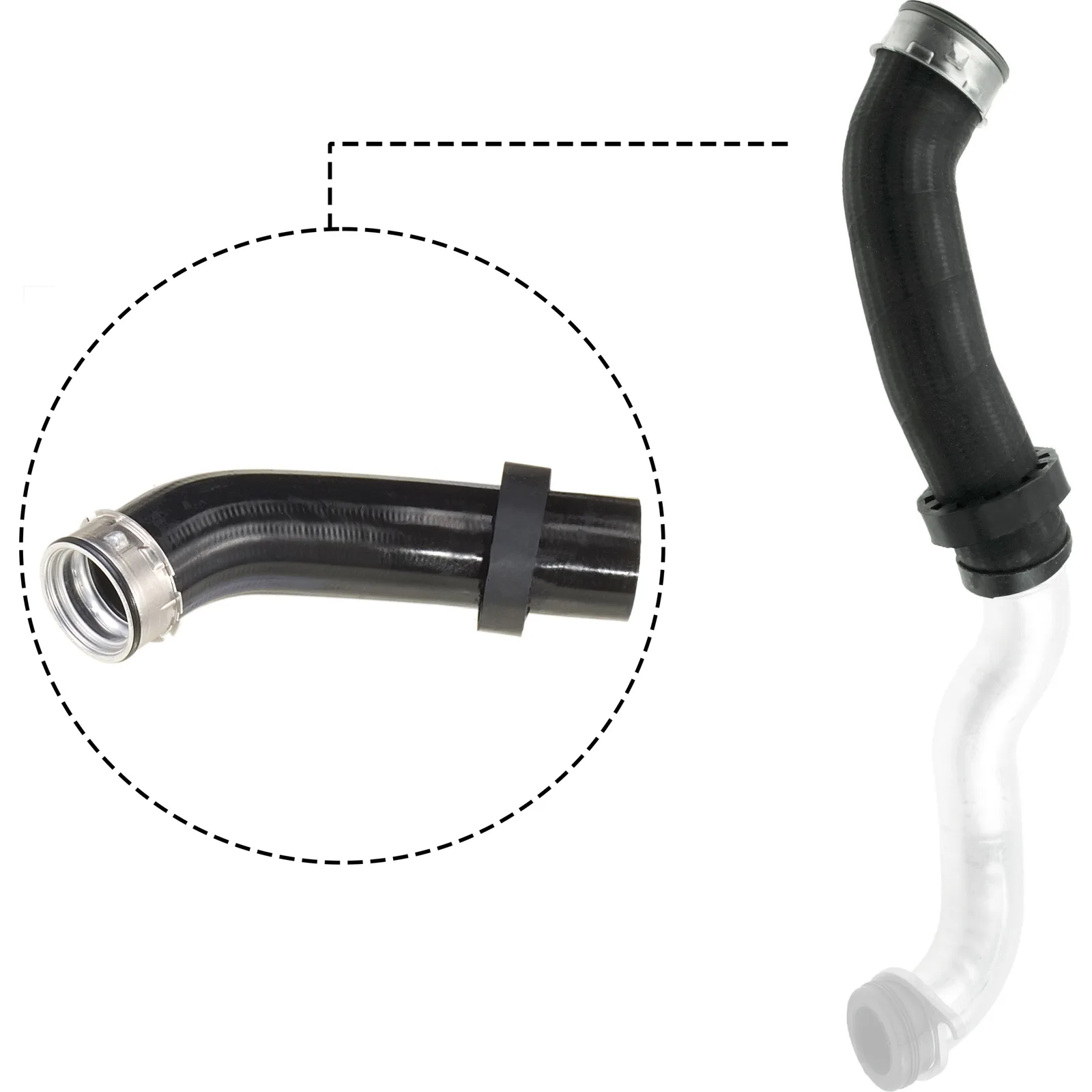 BMW 3 Serisi E46 M47 Turbo Hortumu 11617786865 09-0177 GATES
