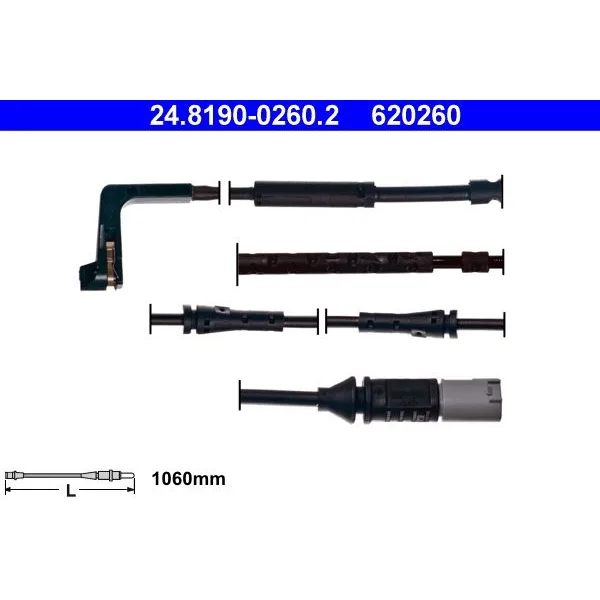BMW F01 F02 F04 F07 Balata Fişi 34356775850 24.8190-0260.2 ATE