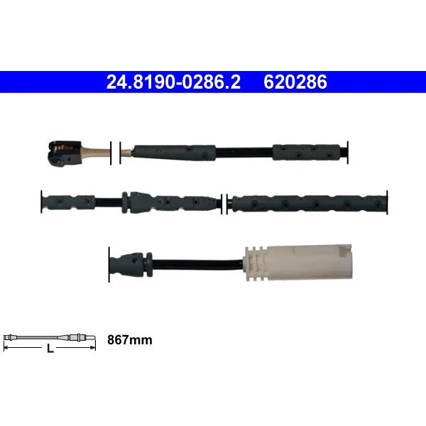 BMW E84 E90 E91 E92 Balata Fişi 34356792561 24.8190-0286.2 ATE