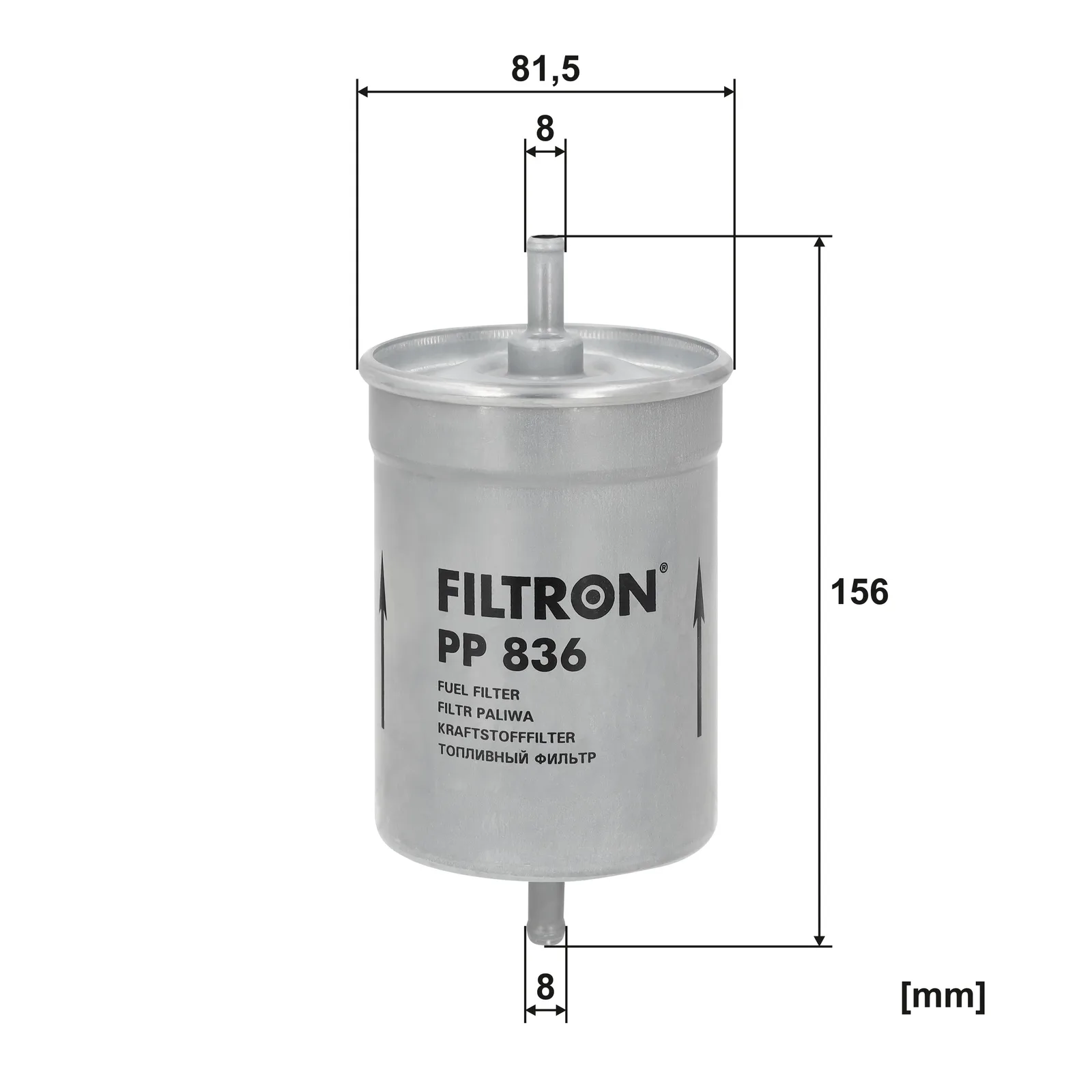 BMW E24 E28 E30 E32… M10 M20 M30… Yakıt Filtresi 13321270038 PP 836 FILTRON - BMW yedek parça