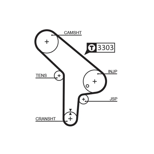 BMW E28 E30 E34 M21 Triger Kayışı 11311275973 5078 GATES