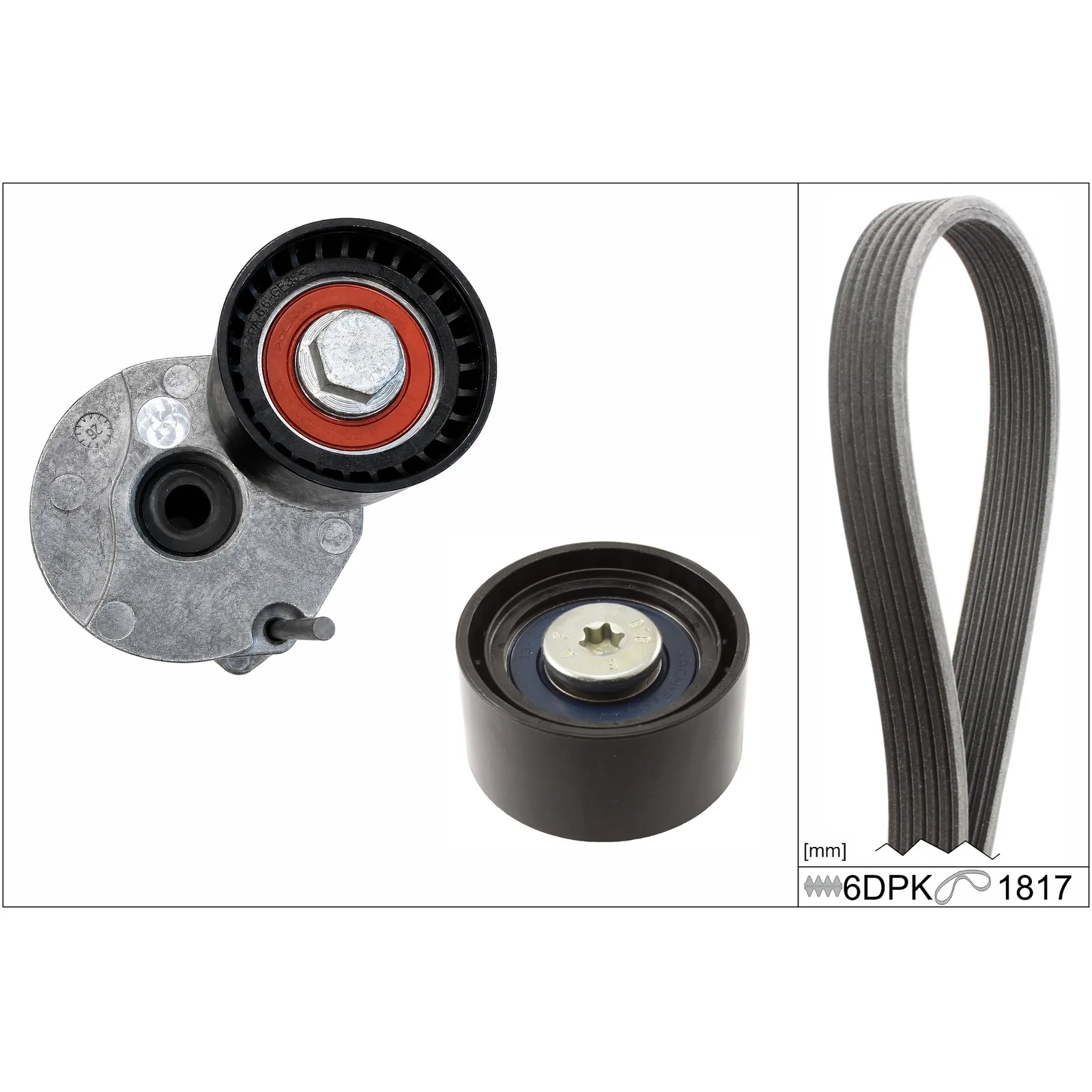 BMW E81 E82 E84 E87… V Kayış Seti 11287800333 529 0370 10 INA