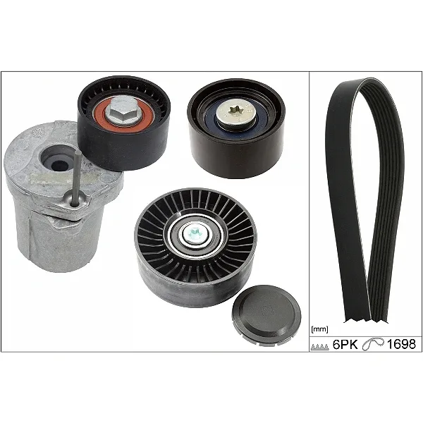 BMW E81 E82 E87 E88… V Kayış Seti 11287556251 529 0369 10 INA