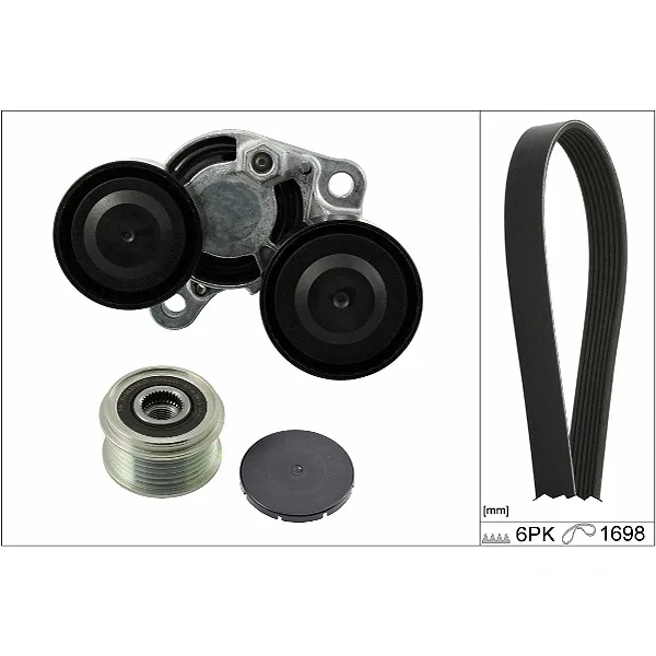 BMW E84 E90 E91 E92… V Kayış Seti 11287810807 529 0206 20 INA