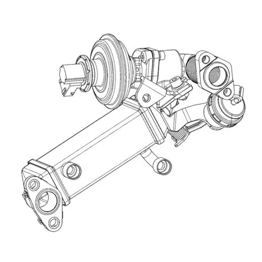 BMW EGR Soğutucu 11717797371 CE 7 000P MAHLE - BMW yedek parça