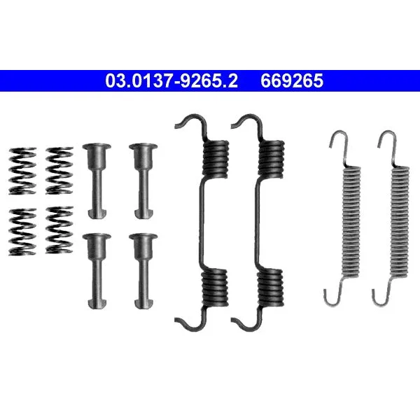 BMW E46 E81 E82 E85… El Fren Pabucu Montaj Seti 34410004879 03.0137-9265.2 ATE