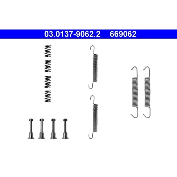 BMW E24 E28 E31 E32… El Fren Pabucu Montaj Seti 34419064019 03.0137-9062.2 ATE