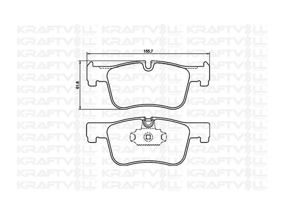 BMW F20 F21 F30 F31 F34 F36 Fren Balatası N47 N13 B47 KRAFTVOLL 07010106