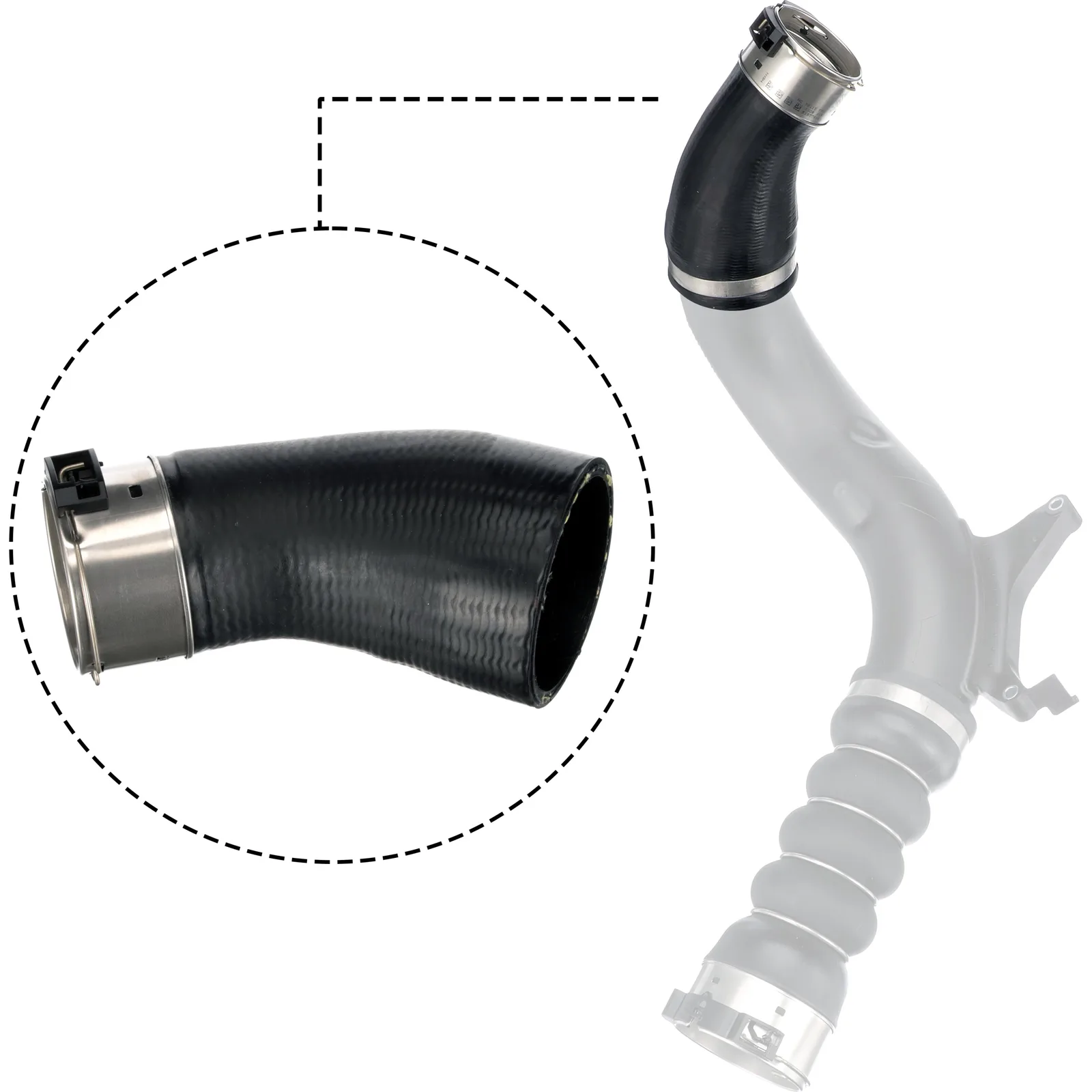 BMW F39 F40 F44 F45… B32 B36 B38… Turbo Hortumu 13718616211 09-1385 GATES - BMW yedek parça