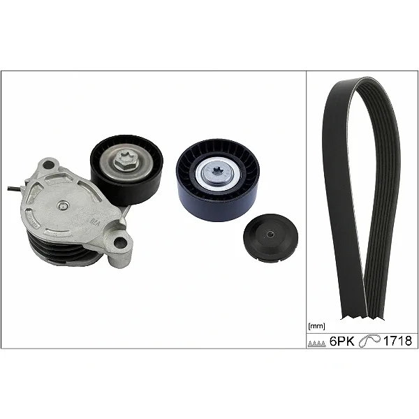 BMW F39 F45 F46 F48 V Kayış Seti 11287649371 529 0516 10 INA