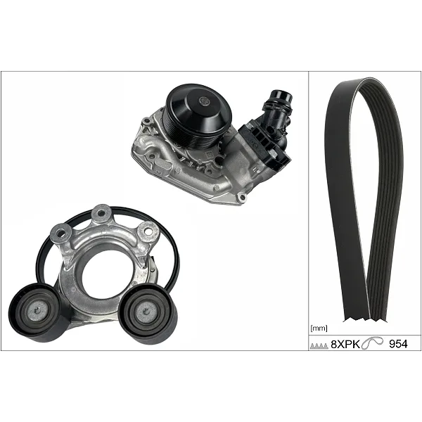 BMW F45 F48 I15 Triger Seti Su Pompalı 11287634195 529 0522 30 INA