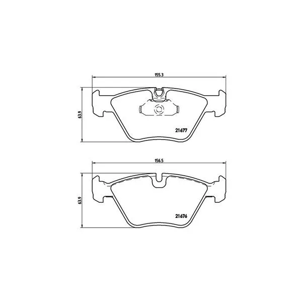BMW Fren Balatası 34111163387 MAGNETI MARELLI - BMW yedek parça