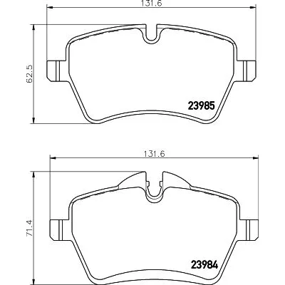 BMW Fren Balatası 34116778320 8DB 355 012-341 HELLA - BMW yedek parça